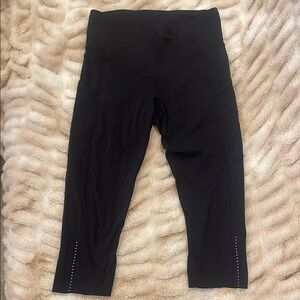 Lululemon Black Leggings- cropped length